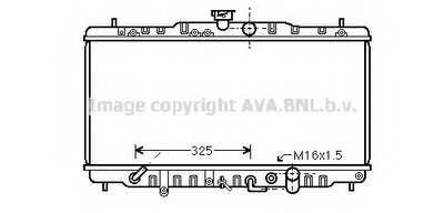 Радиатор, охлаждение двигателя AVA QUALITY COOLING купить