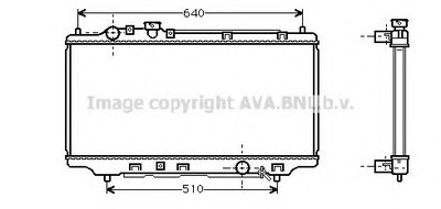 Радиатор, охлаждение двигателя AVA QUALITY COOLING купить