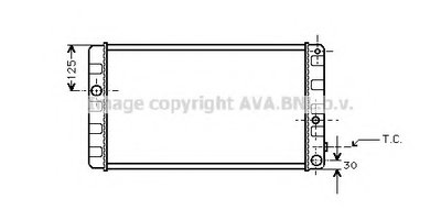 Радиатор, охлаждение двигателя AVA QUALITY COOLING купить
