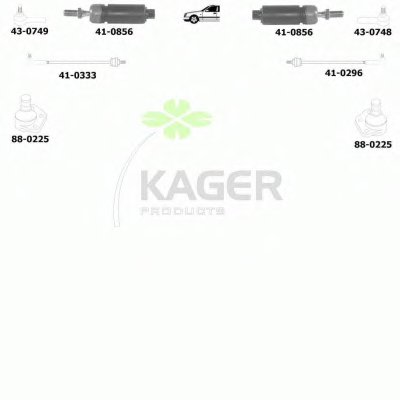 Подвеска колеса KAGER