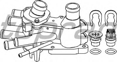 Корпус термостата TOPRAN купить