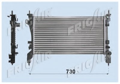 Радиатор, охлаждение двигателя FRIGAIR купить
