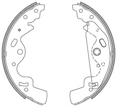 Комплект тормозных колодок ADVANCE OPEN PARTS купить