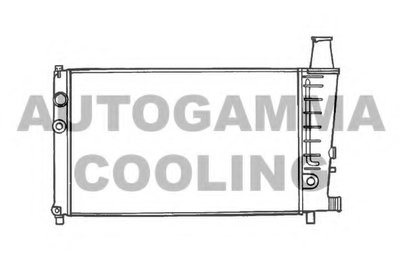 Радиатор, охлаждение двигателя AUTOGAMMA купить