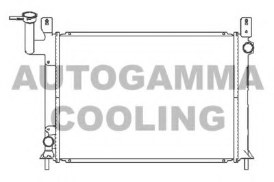 Радиатор, охлаждение двигателя AUTOGAMMA купить