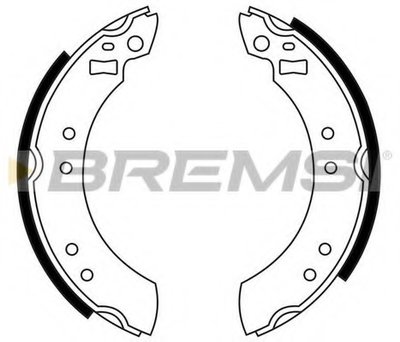 Комплект тормозных колодок BREMSI купить