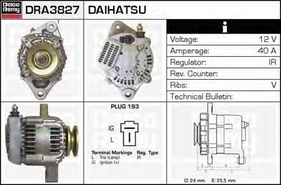 Генератор Remanufactured REMY (Light Duty) DELCO REMY