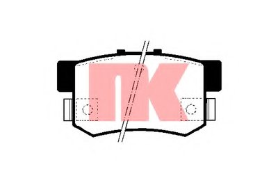 Комплект тормозных колодок, дисковый тормоз