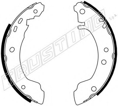 Комплект тормозных колодок TRUSTING купить