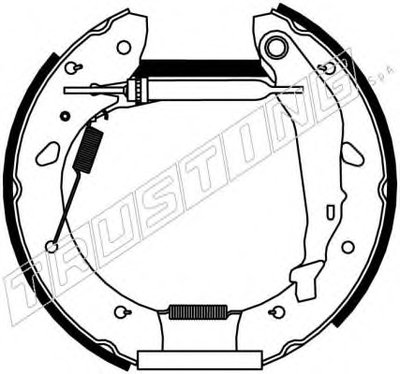 Комплект тормозных колодок FAST KIT TRUSTING купить