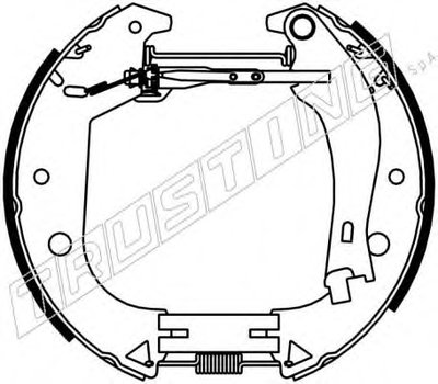 Комплект тормозных колодок FAST KIT TRUSTING купить