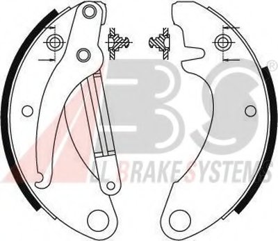Комплект тормозных колодок A.B.S. купить