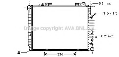Радиатор, охлаждение двигателя AVA QUALITY COOLING