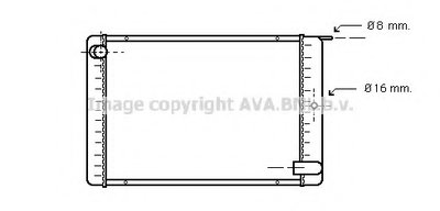 Радиатор, охлаждение двигателя AVA QUALITY COOLING купить