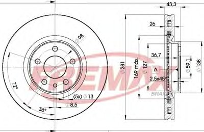 Тормозной диск Premium Carbon + FREMAX купить