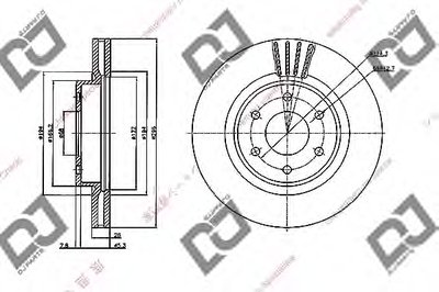 Тормозной диск DJ PARTS купить