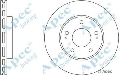 Тормозной диск APEC braking купить