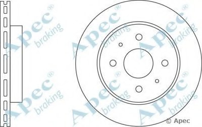 Тормозной диск APEC braking купить