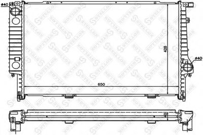 Радиатор, охлаждение двигателя STELLOX купить