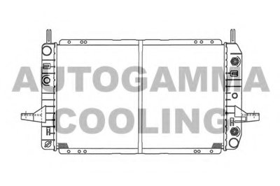 Радиатор, охлаждение двигателя AUTOGAMMA купить