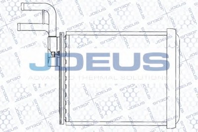 Теплообменник, отопление салона JDEUS