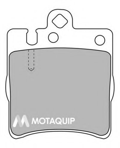 Комплект тормозных колодок, дисковый тормоз MOTAQUIP