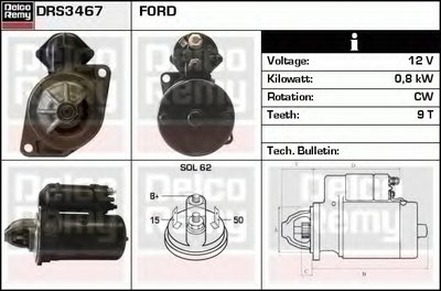 Стартер Remanufactured REMY (Light Duty) DELCO REMY купить