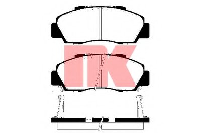 Комплект тормозных колодок, дисковый тормоз NK купить