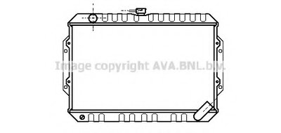 Радиатор, охлаждение двигателя AVA QUALITY COOLING купить