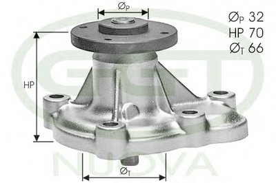 Водяной насос GGT купить