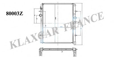 Радиатор, охлаждение двигателя KLAXCAR FRANCE купить