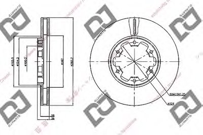 Тормозной диск DJ PARTS купить