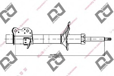 Амортизатор DJ PARTS купить