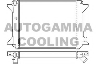 Радиатор, охлаждение двигателя AUTOGAMMA купить