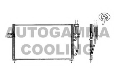 Конденсатор, кондиционер AUTOGAMMA купить