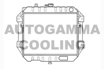 Радиатор, охлаждение двигателя AUTOGAMMA купить