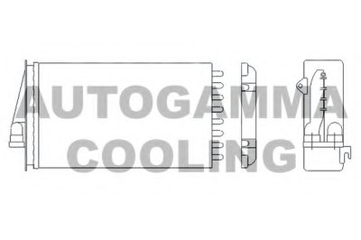 Теплообменник, отопление салона AUTOGAMMA