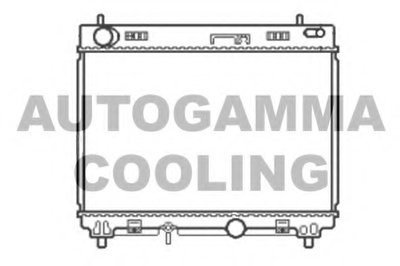 Радиатор, охлаждение двигателя AUTOGAMMA купить