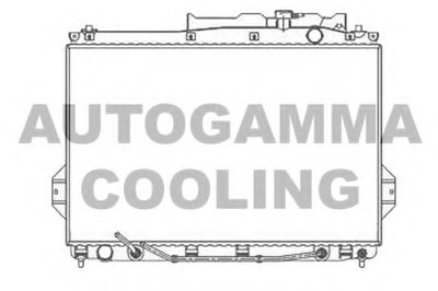 Радиатор, охлаждение двигателя AUTOGAMMA купить