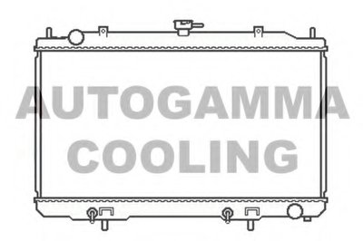 Радиатор, охлаждение двигателя AUTOGAMMA купить