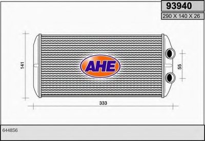 Теплообменник, отопление салона AHE
