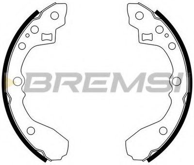 Комплект тормозных колодок BREMSI купить