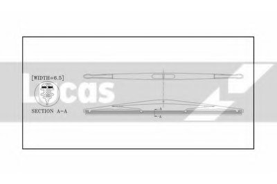 Щетка стеклоочистителя LUCAS ELECTRICAL