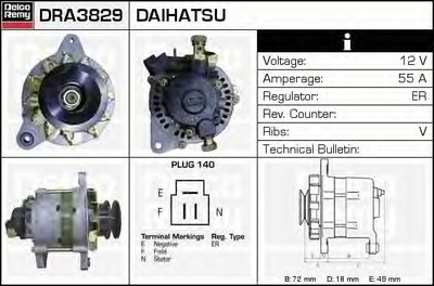 Генератор Remanufactured REMY (Light Duty) DELCO REMY купить