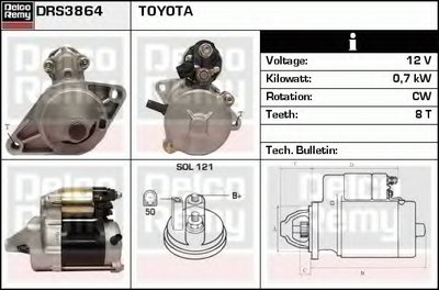 Стартер Remanufactured REMY (Light Duty) DELCO REMY купить