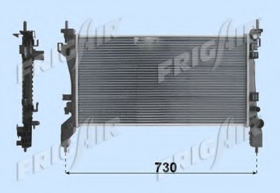 Радиатор, охлаждение двигателя FRIGAIR купить