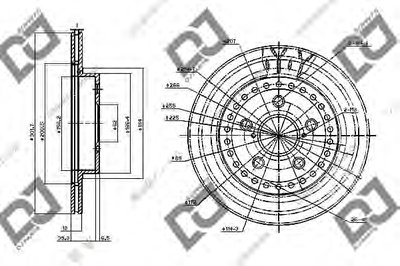 Тормозной диск DJ PARTS купить