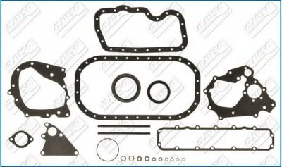 Комплект прокладок, блок-картер двигателя AJUSA