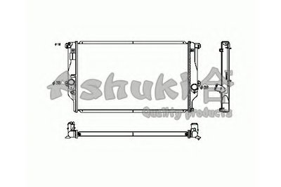 Радиатор, охлаждение двигателя ASHUKI купить