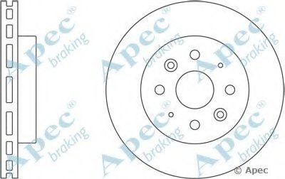 Тормозной диск APEC braking купить